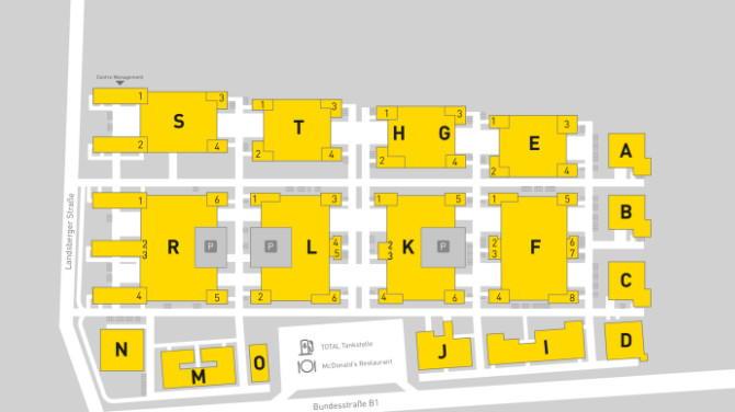 Bild Lageplan B1 Business Park